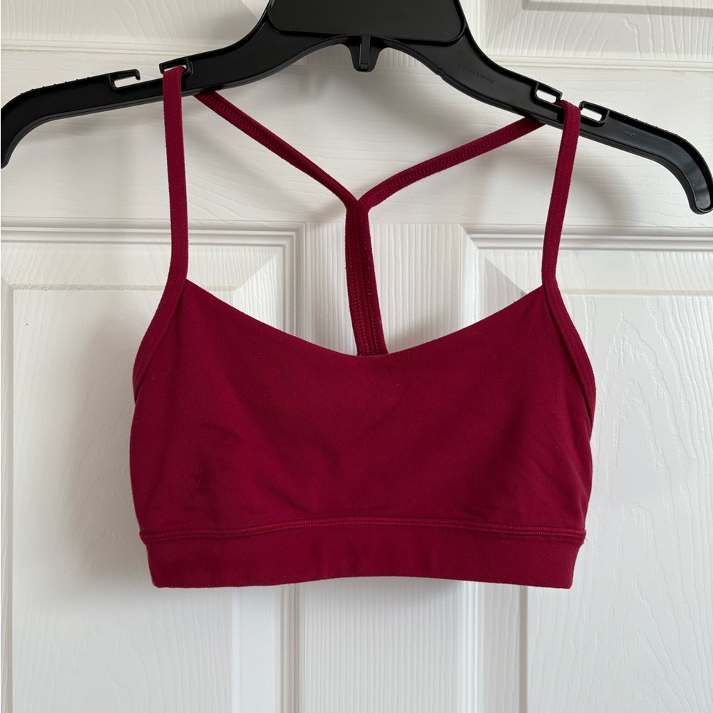 Lululemon bra size 2 wine/burgundy